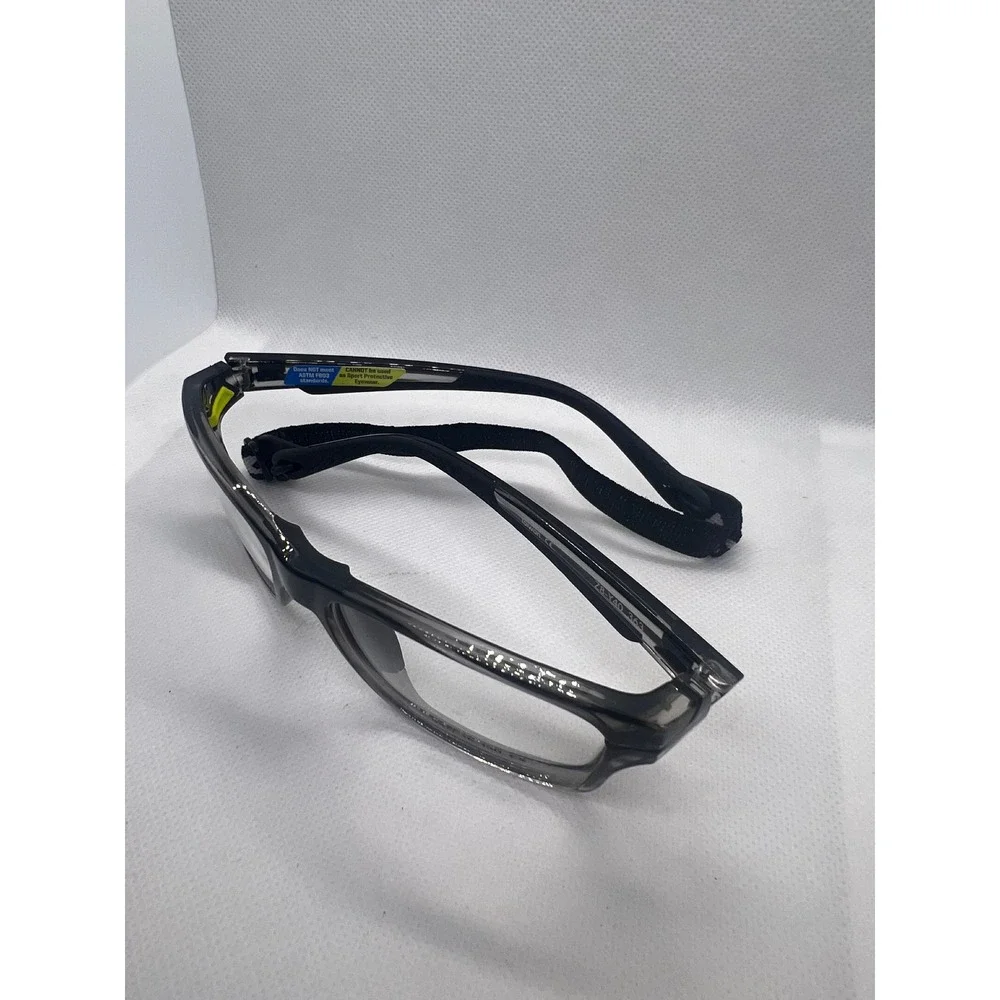 Rec Specs Virtually‎ Indestructible Eyeglasses Z8-Y40 363 Smoke Grey Black